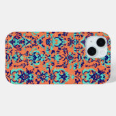 Coques Case-Mate iPhone Motif Persan Orange (Verso (horizontal))