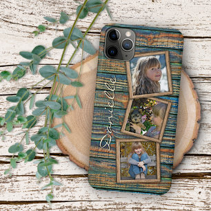 Case-Mate iPhone Case Motif personnalisé en bois rustique vintage