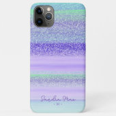 Coques Case-Mate iPhone Motif Personnalisé Pink Mint Green Blue Purple Str (Dos)