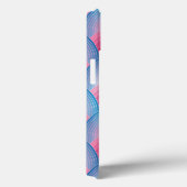Coques Case-Mate iPhone Motif Pétal turquoise Et Rose (Verso / Droite)