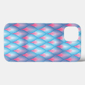 Coques Case-Mate iPhone Motif Pétal turquoise Et Rose (Verso (horizontal))