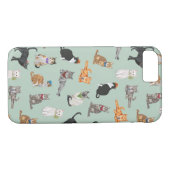 Coques Case-Mate iPhone Motif pimpant mignon de chats (Dos (Horizontal))