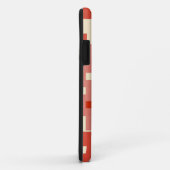 Coques Case-Mate iPhone Motif Pixel rouge et rose (Dos/Droite)