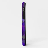 Coques Case-Mate iPhone Motif Pixelé - Violet (Dos/Gauche)