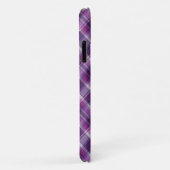 Coques Case-Mate iPhone Motif Plaid violet (Dos/Droite)