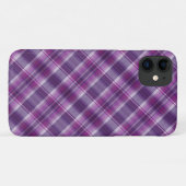 Coques Case-Mate iPhone Motif Plaid violet (Dos (Horizontal))