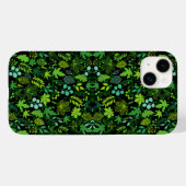 Coques Case-Mate iPhone motif plante.14b BG noir (Verso (horizontal))