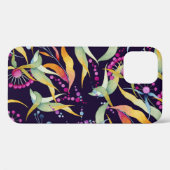 Coques Case-Mate iPhone Motif plante diversifié : conception aquarelle tra (Verso (horizontal))