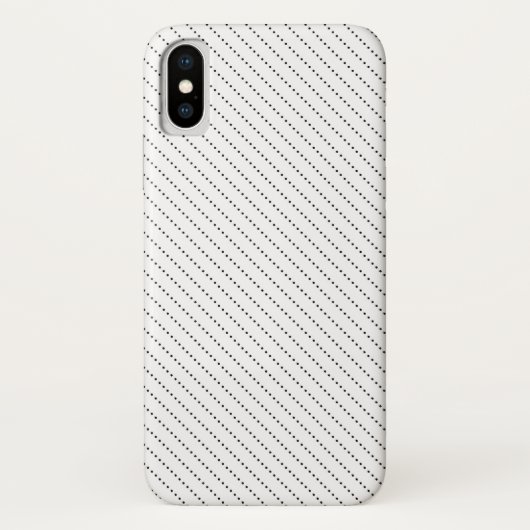 Coques Case-Mate iPhone Motif point blanc et noir (Dos)