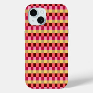 Coque Pour iPhone 15 Motif Pois monogramme