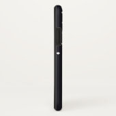 Coques Case-Mate iPhone Motif Pois noir et blanc (Dos/Droite)