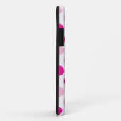Coques Case-Mate iPhone Motif pois rose (Dos/Droite)