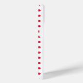 Coques Case-Mate iPhone motif pois rouge (Verso / Droite)