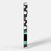 Coques Case-Mate iPhone Motif Poka Dot avec Monogramme (Verso / Droite)