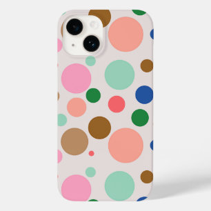Coque Pour iPhone 14 Motif Poka Dot Moderne