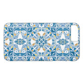 Coques Case-Mate iPhone Motif portugais de tuile (Dos (Horizontal))