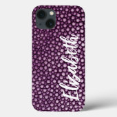 Coques Case-Mate iPhone Motif pourpre (Verso)