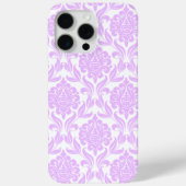 Coques Case-Mate iPhone Motif pourpre damassé (Verso)
