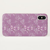 Coques Case-Mate iPhone Motif pourpre d'orchidée (Dos (Horizontal))