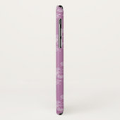 Coques Case-Mate iPhone Motif pourpre d'orchidée (Dos/Gauche)
