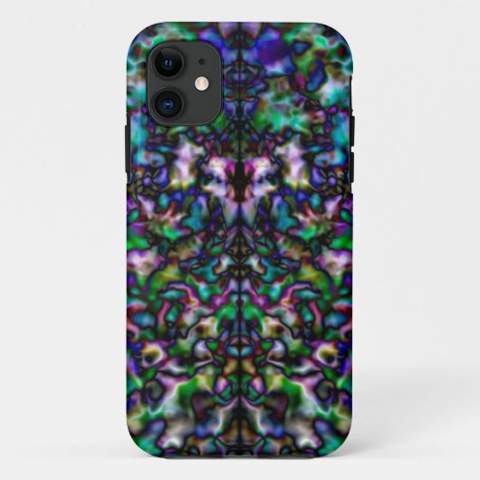 Coques Case-Mate iPhone Motif psychédélique coloré (Dos)