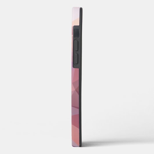 Coques Case-Mate iPhone Motif Pyramide Abstrait rose doux (Verso / Gauche)