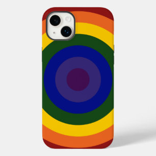 Coques Pour iPhone Motif Rainbow Bullseye