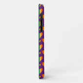 Coques Case-Mate iPhone Motif Rainbow Hearts (Dos/Gauche)