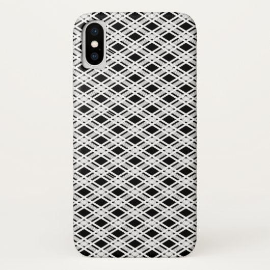 Coques Case-Mate iPhone Motif rayé de plaid (Dos)