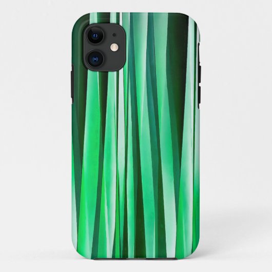 Coques Case-Mate iPhone Motif rayé d'océan bleu vert (Dos)