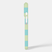 Coques Case-Mate iPhone Motif rayé pastel doux - Citron Crème & Bernicle  (Verso / Gauche)