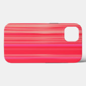 Coques Case-Mate iPhone Motif rayé rouge et rose Coque-coque iphone Mate (Verso (horizontal))