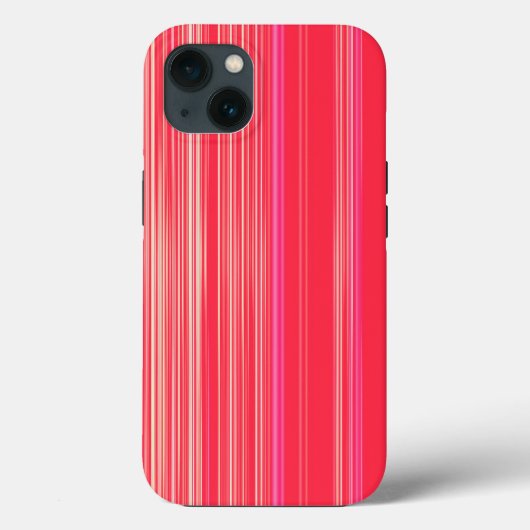 Coques Case-Mate iPhone Motif rayé rouge et rose Coque-coque iphone Mate (Verso)