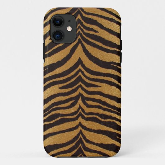 Coques Case-Mate iPhone Motif rayures de peau de tigre (Dos)