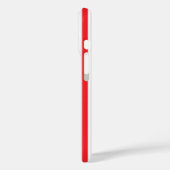 Coques Case-Mate iPhone Motif rayures verticales rouges et blanches classi (Verso / Gauche)