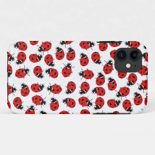 Coques Case-Mate iPhone Motif Red Ladybug (Dos (Horizontal))