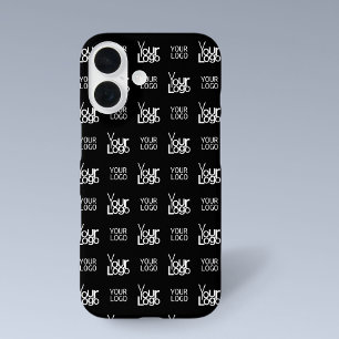 Coques iPhone 16 Motif répétitif de deux logos ou images