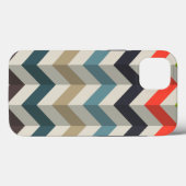 Coques Case-Mate iPhone Motif Retro Chevron (Verso (horizontal))
