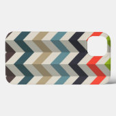 Coques Case-Mate iPhone Motif Retro Chevron (Verso (horizontal))
