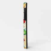 Coques Case-Mate iPhone Motif rétro de Noël (Dos/Gauche)