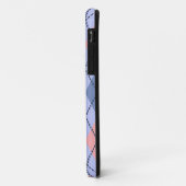 Coques Case-Mate iPhone Motif rétro en losanges.  (Dos/Gauche)