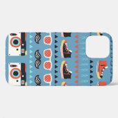 Coques Case-Mate iPhone Motif rétro hipster transparent (Verso (horizontal))