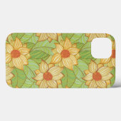 Coques Case-Mate iPhone Motif Retro Magnolia (Verso (horizontal))