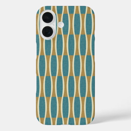 Coques Case-Mate iPhone Motif rétro Mid-Century Moderne (Verso)