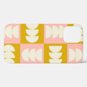 Coques Case-Mate iPhone Motif rétro moderne et géométrique du milieu du si (Verso (horizontal))