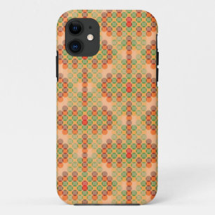 Coque iPhone 11 Motif rétro orange