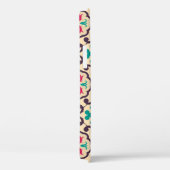 Coques Case-Mate iPhone Motif rétro : papier peint, design textile (Verso / Droite)