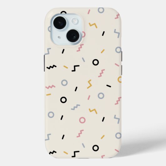 Coques Case-Mate iPhone Motif Retro Squiggle (Verso)