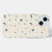 Coques Case-Mate iPhone Motif Retro Squiggle (Verso (horizontal))