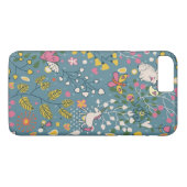 Coques Case-Mate iPhone Motif romantique abstrait avec la bande dessinée (Dos (Horizontal))